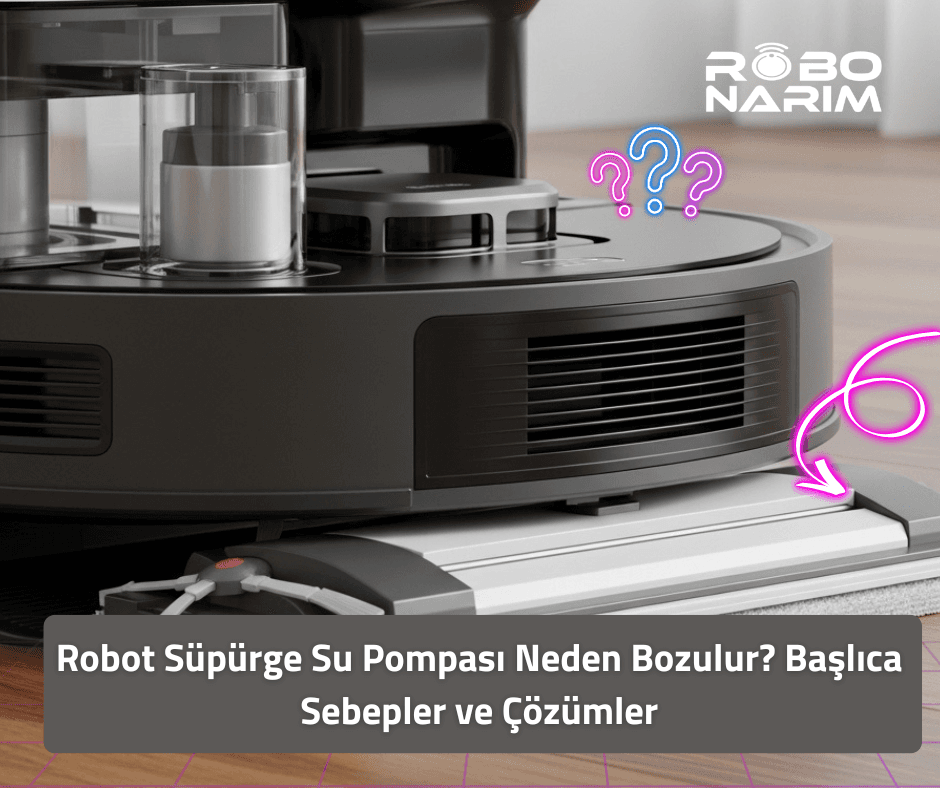 Robot Süpürge Su Pompası Neden Bozulur? Başlıca Sebepler ve Çözümler